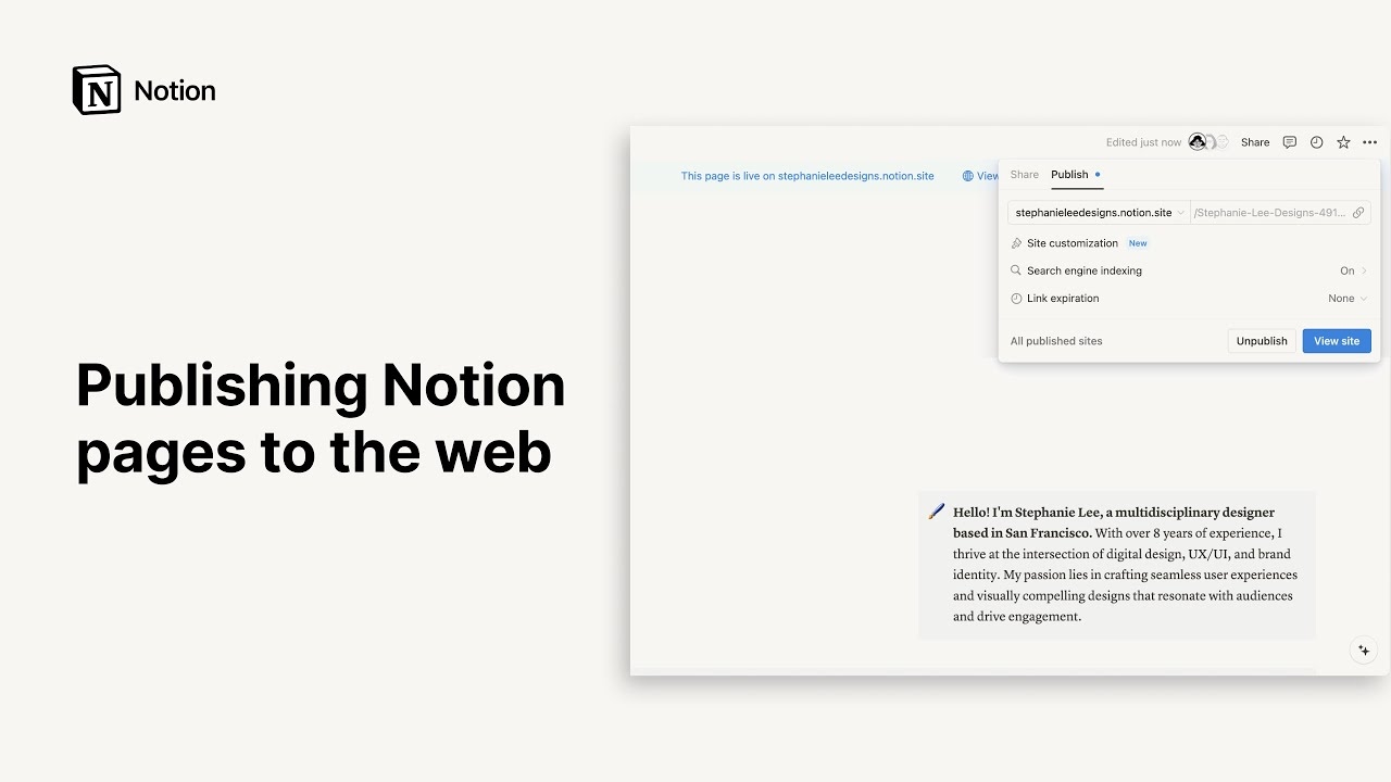 웹에 Notion 페이지 게시